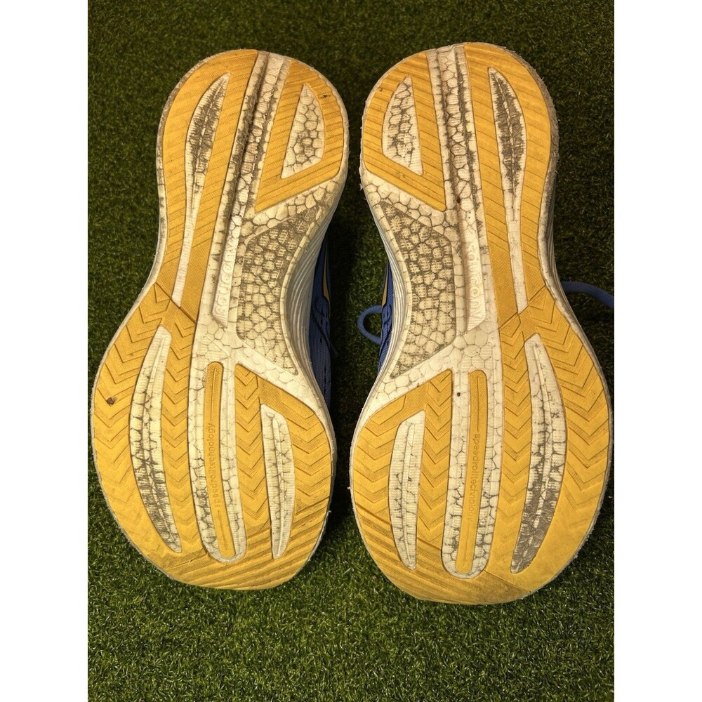 Saucony Endorphin Speed 3 Women’s Size 9 Blue Yellow Running Shoes S10756-30 - Picture 6 of 11